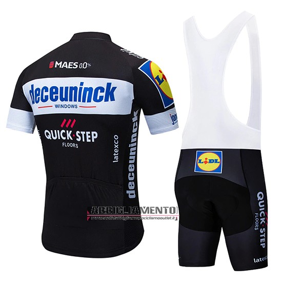 Abbigliamento Deceuninck Quick Step 2019 Manica Corta e Pantaloncino Con Bretelle Nero Bianco - Clicca l'immagine per chiudere